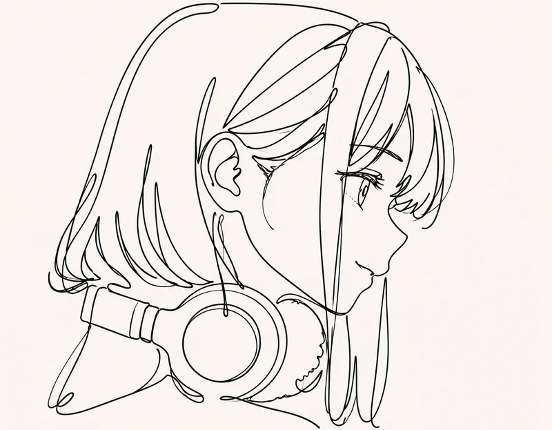 横顔